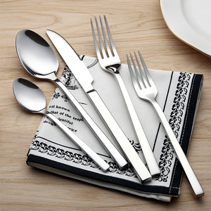 Ensemble <span class=keywords><strong>de</strong></span> couverts <span class=keywords><strong>de</strong></span> luxe 5 pièces en acier inoxydable, finition polie, cuillère, <span class=keywords><strong>fourchette</strong></span>, couteau modernes, pour hôtels et restaurants - Product Image 3