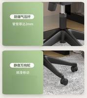 Chaise de bureau en tissu à cadre métallique réglable manuellement, dernière version, prix bas, pour immeuble de bureaux
