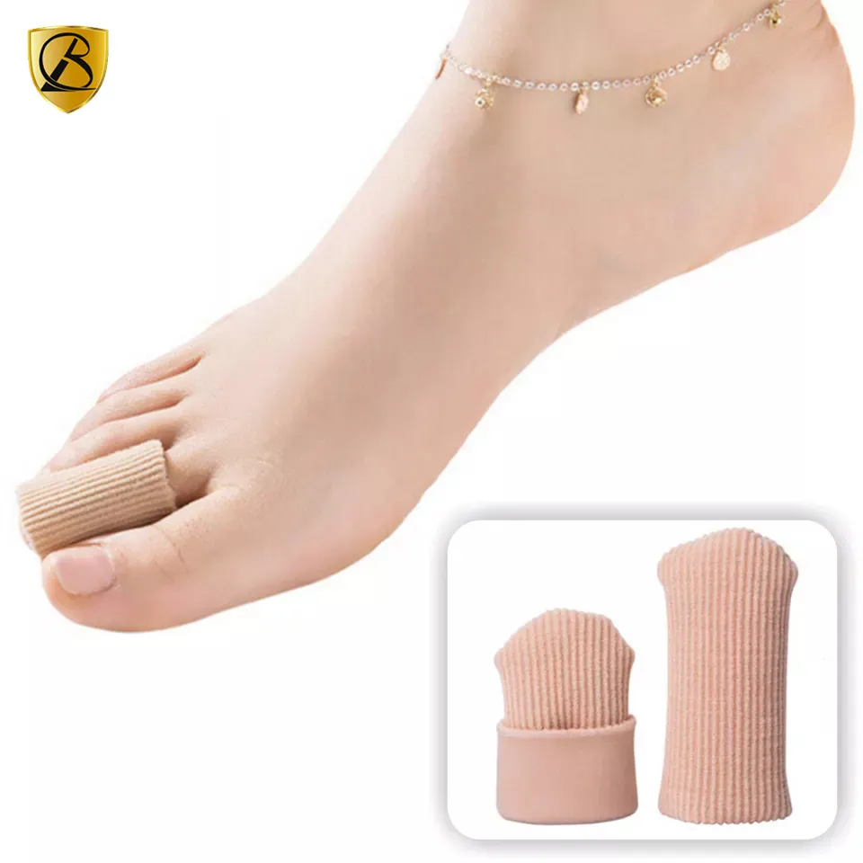 Attelle en cuivre pour soins des pieds, couverture d'orteils en Gel d'oignon confortable