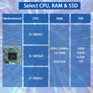 Intel Core I5 I7 10rd nesil işlemci Wi-fi Dual Band LVDS/EDP Intel Core yonga seti LTE 4G 5.0ghz Intel anakart - Product Image 4