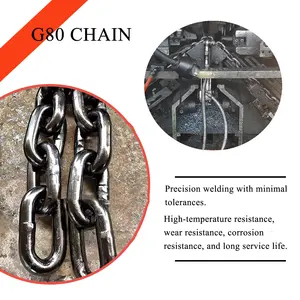 Best Price 2t 3t 5t Alloy Steel Stainless Steel Heat Treated G80 Lifting Chain For Sale