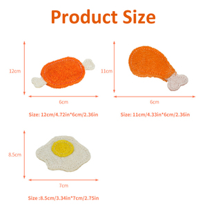 Jouet à mâcher pour poulet en loofah naturel, style dessin animé, imperméable, anti-ennui, bâton de stimulation, pour animaux de compagnie, vente en gros, fabricants de cartons - Product Image 4