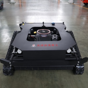 Innovative Remote Control Diesel Crawler Mower 22HP <b>Gasoline</b> for Steep Hillside Brush Cutting & Slope Maintenance 4WD - Product Image 1