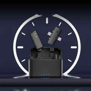 Microphone à condensateur sans fil USB Type-C SX80 avec suppression du bruit et design léger pour le vlogging et les conférences - Product Image 6