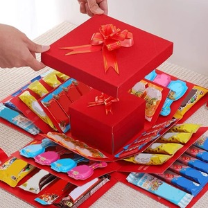 Gift packing box. Make 5 layers of various gifts by <b>yourself</b>, suitable for birthdays, Christmas, and anniversaries, customizable - Product Image 5