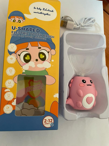 <span class=keywords><strong>Cepillo</strong></span> de Dientes Eléctrico Sónico en Forma de U para Niños, Recargable con Pantalla LED y Cerdas Suaves, Alimentado por USB para Uso Doméstico - Product Image 2