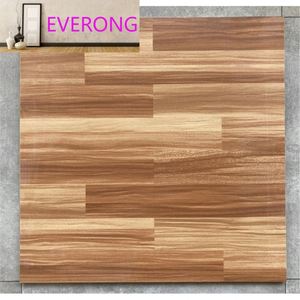 Carreaux de sol et de mur en bois grainé de style industriel moderne 60x60cm, finition mate, résistants aux acides, antidérapants, parquet pour intérieur - Product Image 5