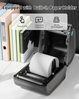 Printer Label Pengiriman Nirkabel Phomemo D520BT 4x6 203dpi Printer Barcode Thermal untuk Penggunaan Gudang dan Kantor