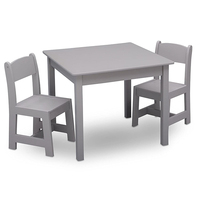 Ensemble de chaises de table en bois modernes et personnalisées pour enfants Nouveau modèle gris d'activité et d'étude pour salle à manger, cuisine, salon, fête