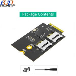 2 منفذ TF من وإلى NGFF محول مفتاح-B بطاقة <span class=keywords><strong>M</strong></span>.2 حجم (يدعم ناقل USB وليس ناقل SATA) - Product Image 6