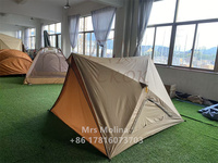 Bas prix Hubble Triangle 2 faces grand livre hexagonal Portable arabe Oxford parasol tente facile à installer Camping tente extérieure