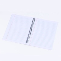 Cahier à spirale coloré personnalisé Offre Spéciale Cahier d'exercices aux lignes horizontales verticales léger pour les yeux Cahier multi-portable créatif