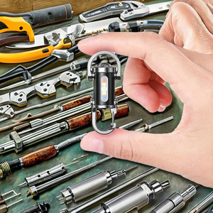 Xách tay 300lumen có thể sạc lại EDC <span class=keywords><strong>Keychain</strong></span> Torch USB sạc ABS cơ thể dẫn bóng đèn IP65 bên ánh sáng túi sử dụng đèn pin - Product Image 3