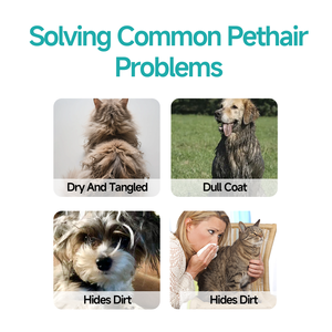 شامبو عضوي طبيعي للعناية بالحيوانات الأليفة لتنظيف وإزالة القراد والبراغيث وتنعيم الشعر - Product Image 4