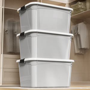 XT412N Design moderno scatola portaoggetti in plastica con coperchio multifunzione per ufficio e scrivania ago e filo per capelli Organizer - Product Image 1