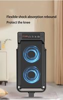 Tapis de marche électrique intelligent pliable avec moteur 2HP, vitesse maximale 8 km/h, charge maximale 220 lbs, écran LED, équipement de fitness pour la maison
