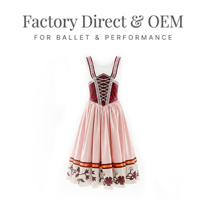 Tutú Profesional de Ballet Estilo Campesino La Fille Mal Gardée, Vestido de Ballet Coppelia, Tutú Romántico para Competencia y Actuación en Escenario - Product Image 4