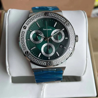 Montre LUCIANO Luxe Étanche Bracelet Acier Inoxydable Montre Automatique Chronographe Hommes Montres-bracelets Mécaniques