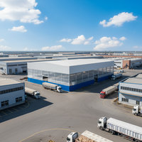 Almacén Prefabricado de Acero, Estructura Modular de Gran Resistencia y Gran Envergadura para Almacenamiento Industrial