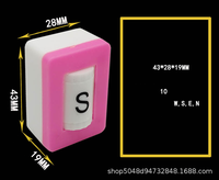 JOYLINK Mahjong américain : Marqueur directionnel en plastique de 43 mm pour les positions N, E, S, O – Accessoire de jeu