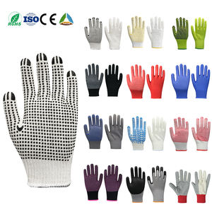 Inşaat için 10 Gauge pamuk örgü eldivenler PVC nokta iş eldivenleri - Product Image 2