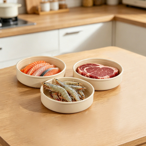 Tazón Hermético y Ultraportátil con Tapa, Tamaño Adecuado de 200 ml, Silicona Segura, Sin Mezcla de Sabores, para Loncheras - Product Image 3