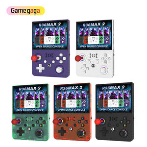 Consola de juegos portátil R36 MAX 2 con sistema Linux, pantalla IPS HD de 4.5 pulgadas, WIFI, reproductor de videojuegos retro, consola 1024*768 con joystick arcade. - Product Image 1