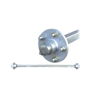 <span class=keywords><strong>Essieu</strong></span> de <span class=keywords><strong>remorque</strong></span> léger galvanisé de haute qualité, <span class=keywords><strong>1000</strong></span> <span class=keywords><strong>kg</strong></span>, 5 boulons, rond/carré, sans frein - Product Image 2