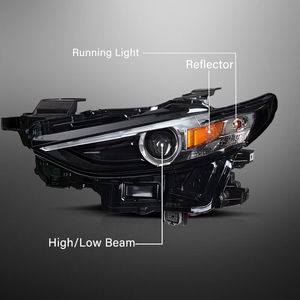 Lampe de phare à LED avec réflecteur de feux de route pour Mazda 3 2019 2020 2021 - Product Image 2
