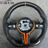 Volant de voiture en cuir et fibre de carbone OEM Plug and Play pour BMW M3 M4 F80 F82 X5 F15 X6 F16 F10 F30 F32 F36 F60