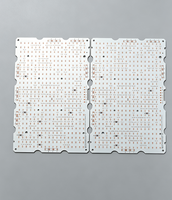 Circuit imprimé en aluminium LED personnalisé, épaisseur 1,2 mm, cuivre 35 µm, certifié RoHS ISO9001, lampe LED MCPCB