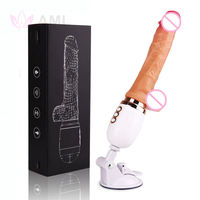12-Zoll Teleskop-Kanone Weicher Realistischer Maschinen-Dildo Vibratoren für Frauen Maju Mundur Mehr Wasserdicht IPx6 Tragbare Massagepistole Sex