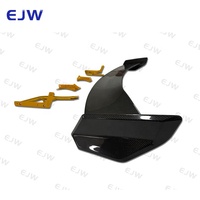 Aileron arrière double pont en fibre de carbone véritable pour Ford Mustang 2024, style Shelby modifié