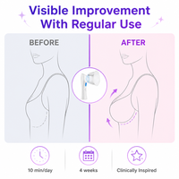 Masseur à aspiration portable, 3 têtes d'aspiration, lumière LED 3 couleurs, rechargeable par USB, écran LCD, masseur pour le soin du corps, OEM