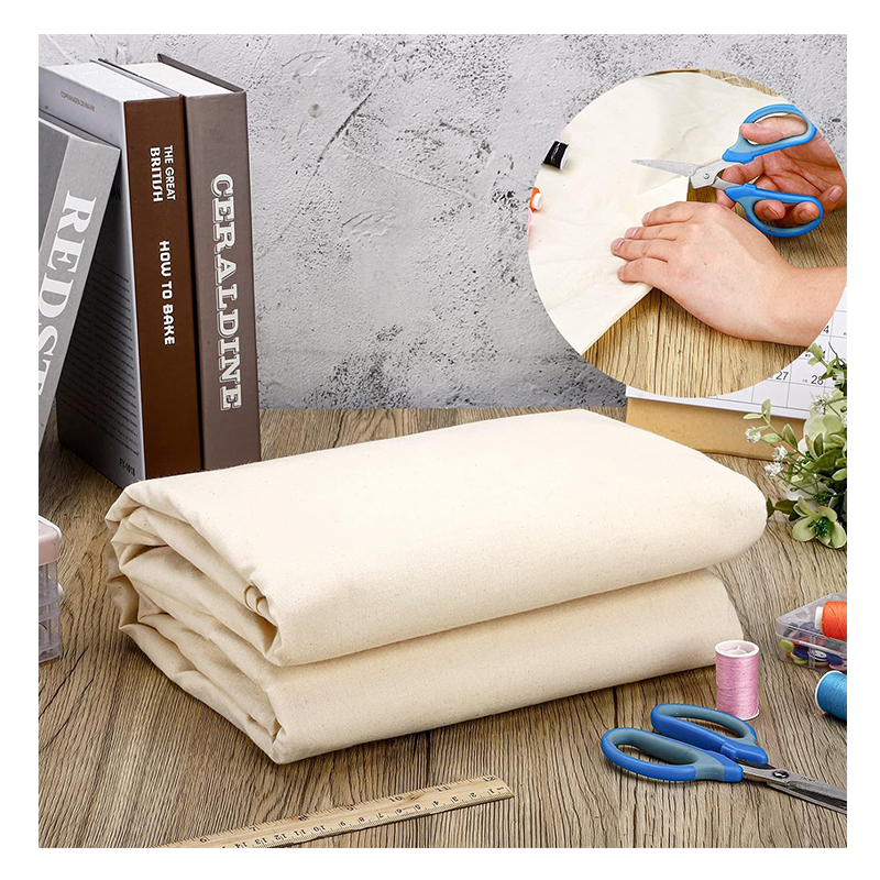 100 Cotton Wholesale Custom Printed Double Layered Muslin Dyed Fabric for Widely Use