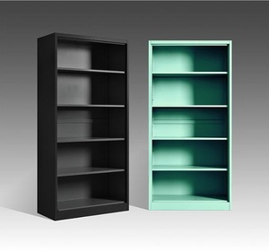 Meuble de rangement en acier de style moderne de haute qualité Luoyang, étagères de présentation et bibliothèque métallique pour la maison, le bureau, la salle de sport et l'école - Product Image 3