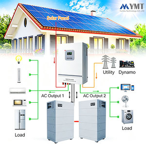 All-in-one Home Solar Energy Storage System Hybrid & <b>Battery</b> Kit 51.2v <b>48v</b> 5kw 10kw 15kwh 20kw Lithium <b>Batteries</b> - Product Image 4