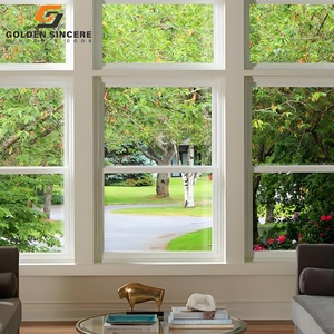 Fenêtre à double suspension en aluminium de style villa GS avec options en verre - Product Image 3