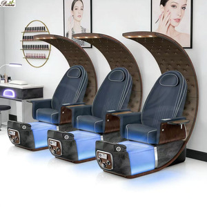 PronneBeauty nouveauté salon & spa durable conception de prévention des reflux salon spa <span class=keywords><strong>chaise</strong></span> de pédicure avec éclairage - Product Image 5