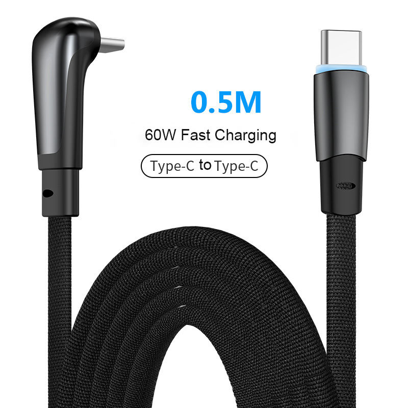 C to C 60W 0.5M Black