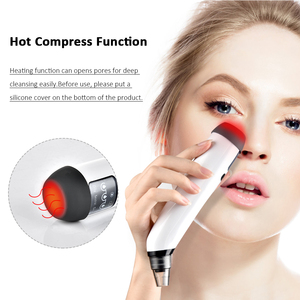 USB Rechargeable Electric Nose <strong>Black</strong> <strong>Head</strong> Removal Pore Vacuum Cleaner Heated Blackhead <strong>Remover</strong> - Product Image 1