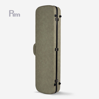 Etui et sacs pour instruments de musique Etui pour violon en fibre de verre d'usine Safe Oblong 4/4 étui pour violon pleine grandeur couverture en cuir