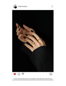 Anillo Abierto de Acero Inoxidable con Incrustaciones de Cristal de Piedra Lunar, Diseño <span class=keywords><strong>Punk</strong></span> de Estilo Coreano, Apto para Instagram, Chapado en Oro de 18K para Mujer - Product Image 3