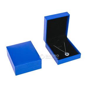 Eco Friendly Imitation Leather Paper Plastic <b>Jewelry</b> Box Multi Sizes Velvet Lining Custom Logo Jewellery Gift Container - Product Image 5