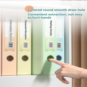 Deli PA109 AZUL 1 caja de archivo macaron <span class=keywords><strong>A4</strong></span> caja de archivo carpeta caja de almacenamiento CUADRO DE CONTABILIDAD reanudar viento suministros de oficina - Product Image 4