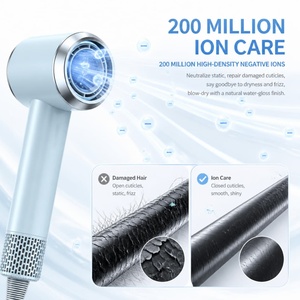 ไดร์เป่าผมคุณภาพสูง Torlin สำหรับการเดินทาง ความเร็ว 110000 รอบต่อนาที/เมตร มอเตอร์ไร้แปรงถ่าน ลมแรงพิเศษ เป่าแห้งเร็ว ไดร์เป่าผมไฟฟ้าสำหรับทำผม - Product Image 3