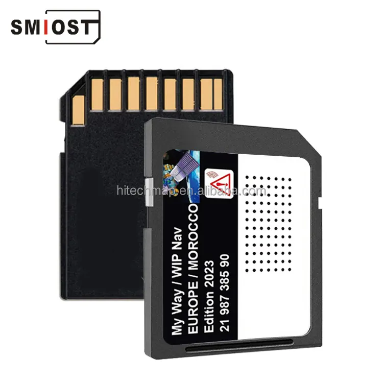 SMIOST Navegação CID para Micro Car Acessórios Card Reader Mapa Personalizado CID Europa para Atocollant Citroen Peugeot 3008