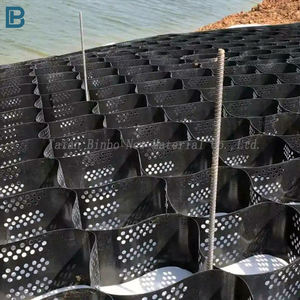 HDPE Geocell Stabilisateur <span class=keywords><strong>Gravier</strong></span> 50mm <span class=keywords><strong>Prix</strong></span> du fabricant PP Geo Cell pour grille au sol pour les terres agricoles Passerelle Allée Route Geocell - Product Image 5