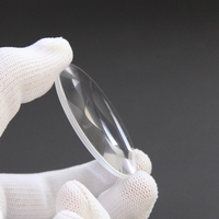 Lentilles biconvexes en verre optique BK7 H-K9L, saphir, silice fondue avec revêtement antireflet 25,4 mm/30 mm/40 mm pour équipement optique
