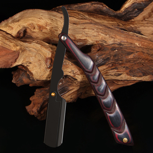 Custom Logo Salon PREMIUM Quality Hiar <strong>Cut</strong> <strong>Throat</strong> Shave Straight <strong>RAZOR</strong> Professional Master <strong>Vintage</strong> Straight Edge Barber <strong>Razor</strong> - Product Image 4